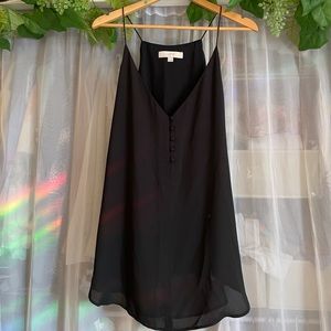 Loft Longline Spaghetti Strap Camisole w/ Buttons